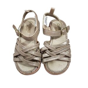 Oshkosh B'gosh Strappy Metallic Baby Sandals